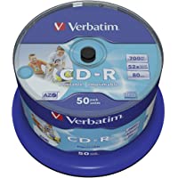 Los mejores  - Best Price Square CD-R-Wide Printable-Cake- X50- Verb 43438 by VERBATIM